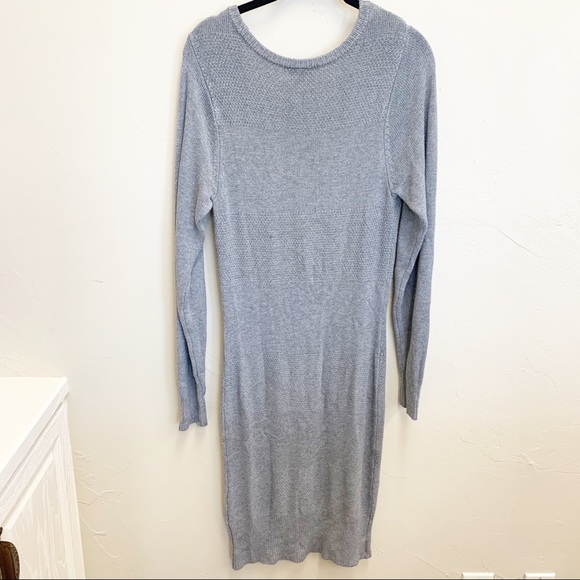 Torrid Grey Long Sleeve Sweater Dress Plus Size 1X - Picture 4 of 7